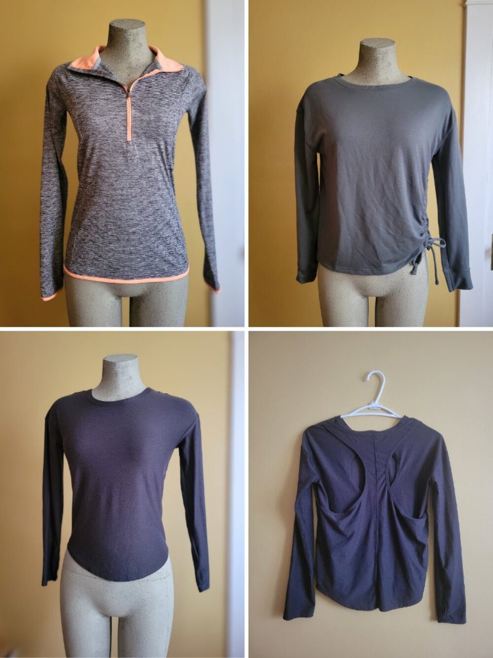 Under Armour Old Navy Joe Fresh Activewear Workout Long Sleeve Top Lot S